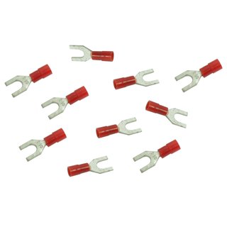 10 x Gabel Kabelschuhe M5 Batterie Akku für Simson KR51 Schwalbe S51 S50 Star MZ ETZ TS ES ETS 125 150 250 251 Kabelbaum Kabel 0,75-1,50