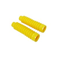 Simson 2x Faltenbalg gelb Gummi Telegabel Holme...