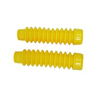 Simson 2x Faltenbalg gelb Gummi Telegabel Holme...
