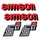 4 x Klebefolie Tank Aufkleber Seitendeckel pass f Simson S51B rot-  weiß