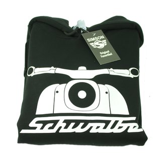 Simson Kapuzenpullover Hoodie S M L Jubiläum 55 Jahre Schwalbe KR51 Geschenk schwarz