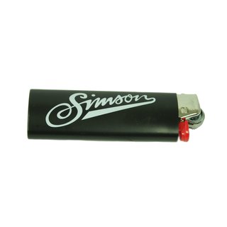 BIC Feuerzeug Simson S50 S51 S70 S53 SR50 SR80 Schwalbe ideales Geschenk, schwarz