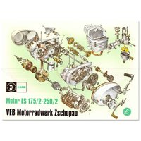 Explosionsdarstellung Explosionszeichnung MZ ES175/2...