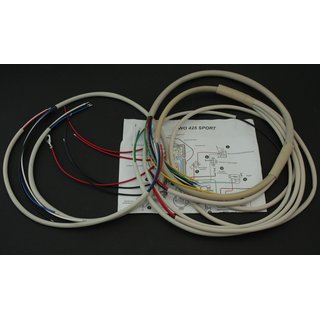 Kabelbaum + Schaltplan elfenbein, beige für Simson AWO 425 Sport S Zündung Kabel