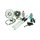 Set Umbau auf Scheibenbremse für Simson S51 S50 S53 S70 S83 mit Armatur Bremsschlauch Bremssattel Bremsscheibe Konfigurator