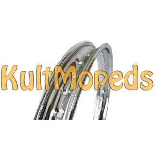 Stahlfelge Felge 1,50x16 Chrom für Simson S51 S50 53 S70 KR51 Schwalbe Duo Star Habicht Sperber Jawa Mustang